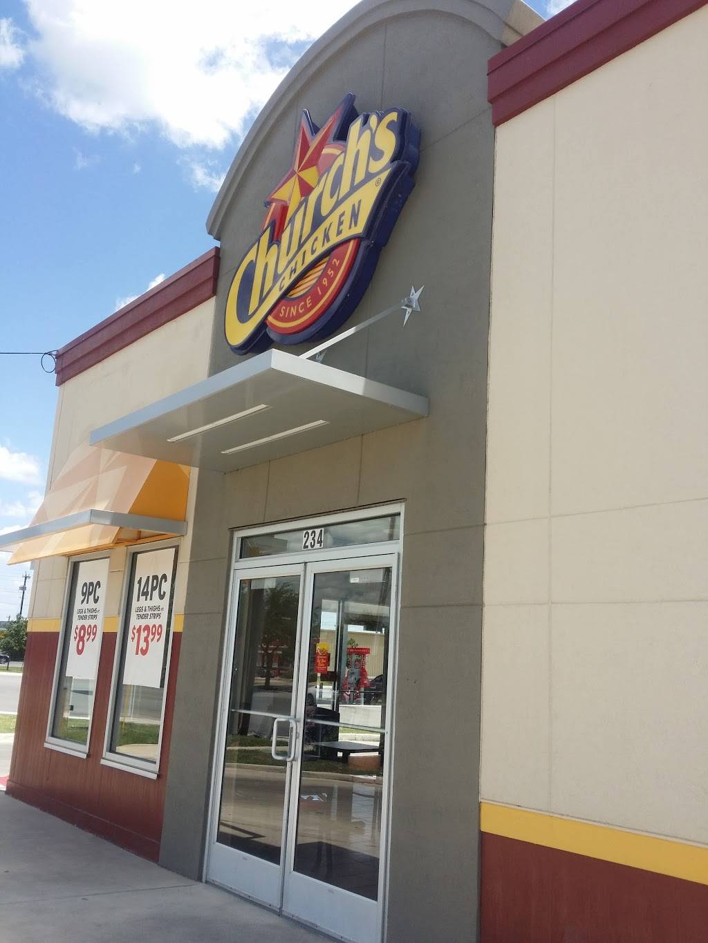 Churchs Chicken | restaurant | 234 Valley Hi Dr, San Antonio, TX 78227, USA | 2106732877 OR +1 210-673-2877