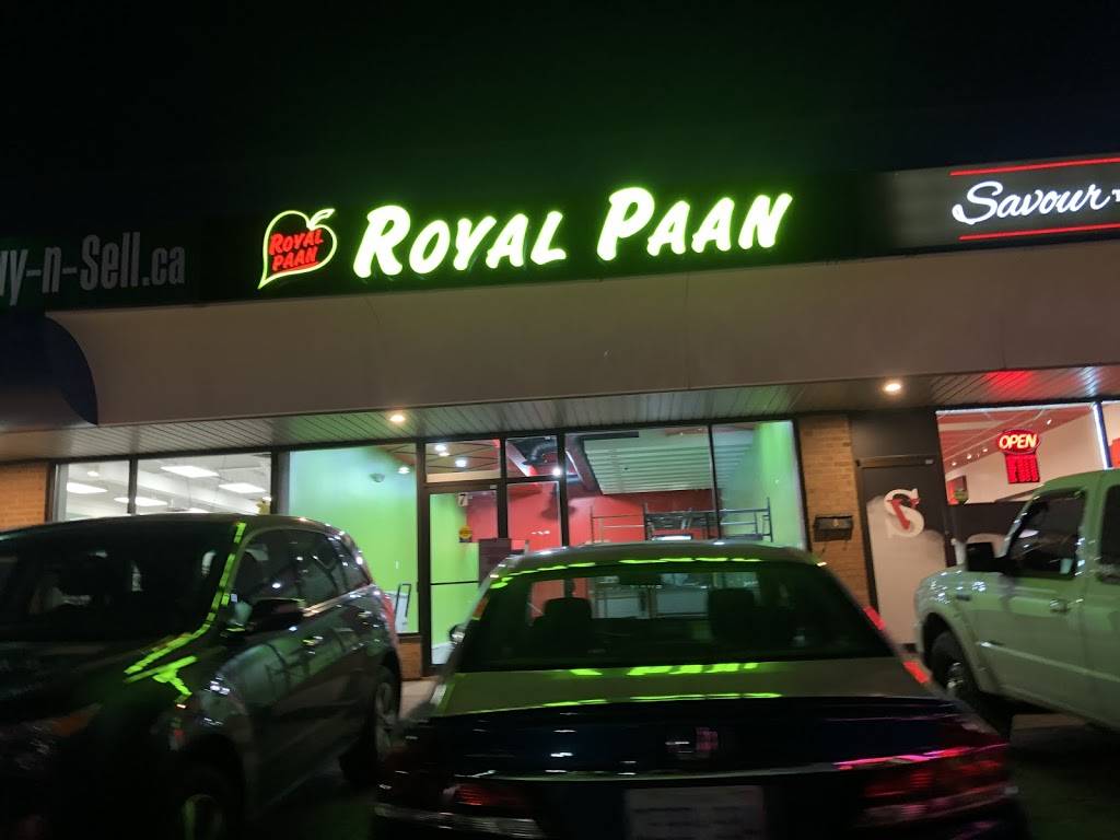 Royal Paan | restaurant | 509 Wilson Ave Unit No 7, Kitchener, ON N2C 2M4, Canada | 5198937226 OR +1 519-893-7226