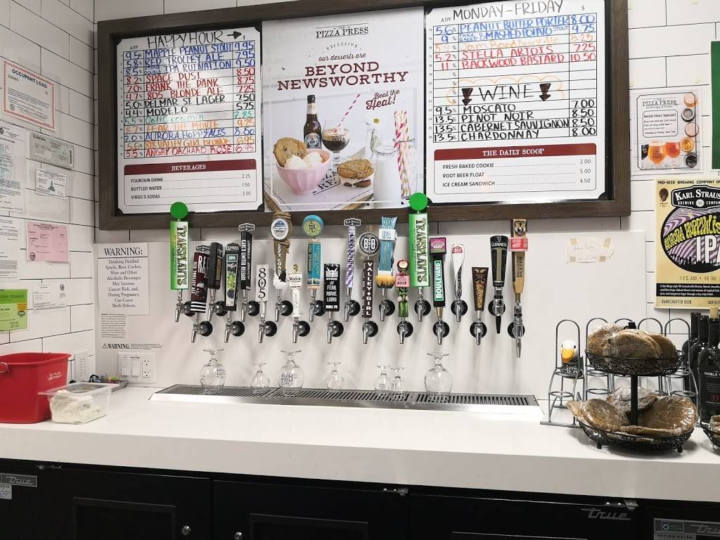 The Pizza Press | restaurant | 8440 Balboa Blvd #101, Los Angeles, CA 91325, USA | 8188303001 OR +1 818-830-3001