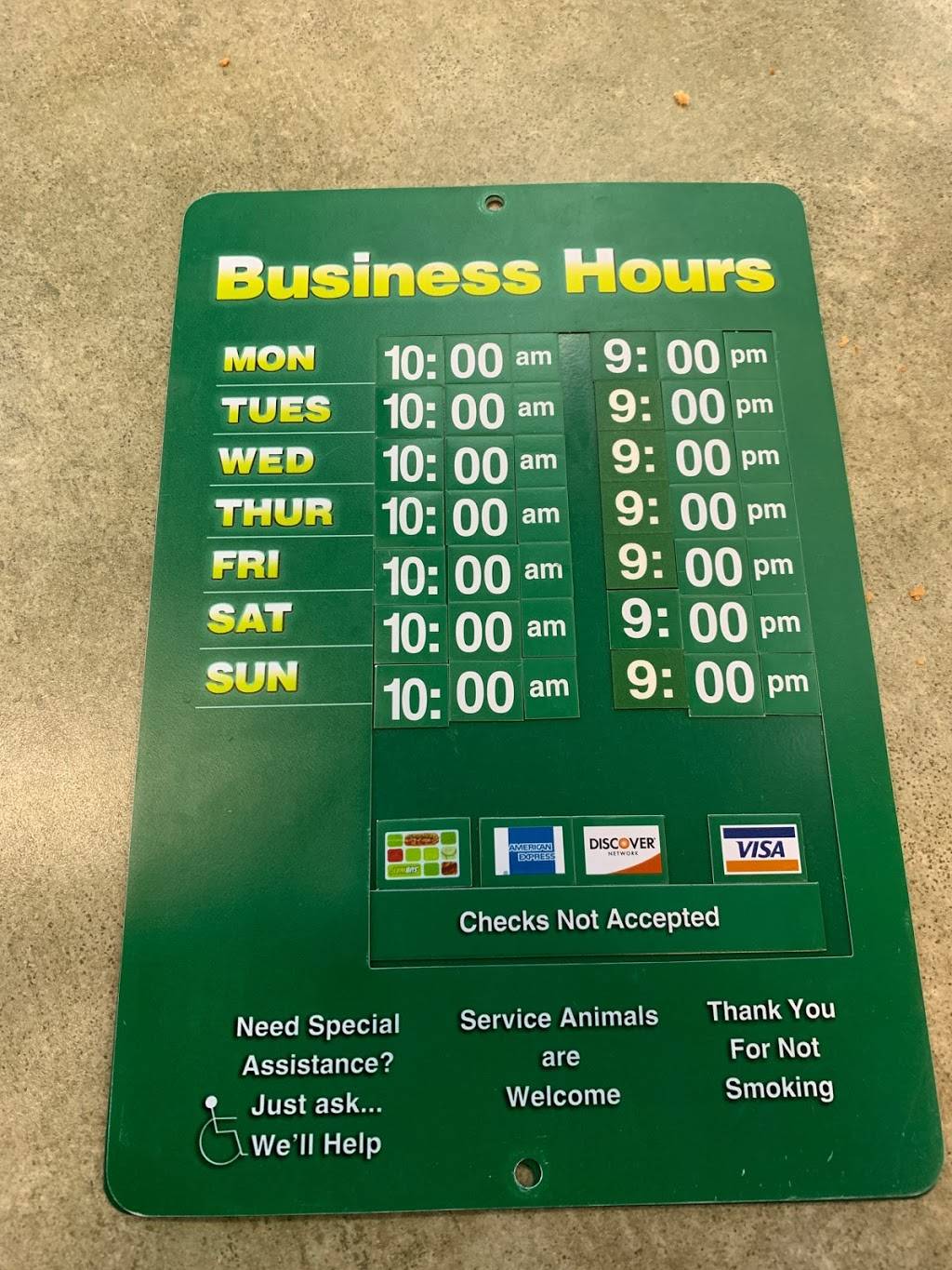 Subway Restaurants | restaurant | 2181 Pelham Pkwy, Pelham, AL 35124, USA | 2059859055 OR +1 205-985-9055