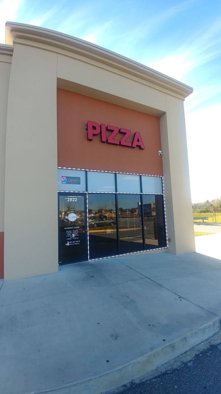 Nina’s Pizzeria | restaurant | 2822 E Osceola Pkwy, Kissimmee, FL 34743, USA | 4072014014 OR +1 407-201-4014