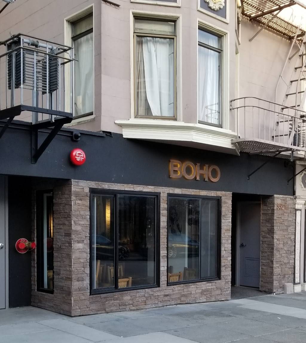 Boho cafe & restaurant | restaurant | 3321 Steiner St, San Francisco, CA 94123, USA | 4158910242 OR +1 415-891-0242