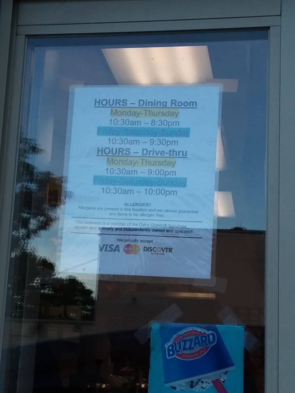 Dairy Queen | restaurant | 700 N 2nd Ave, Middleport, OH 45760, USA | 7409923322 OR +1 740-992-3322