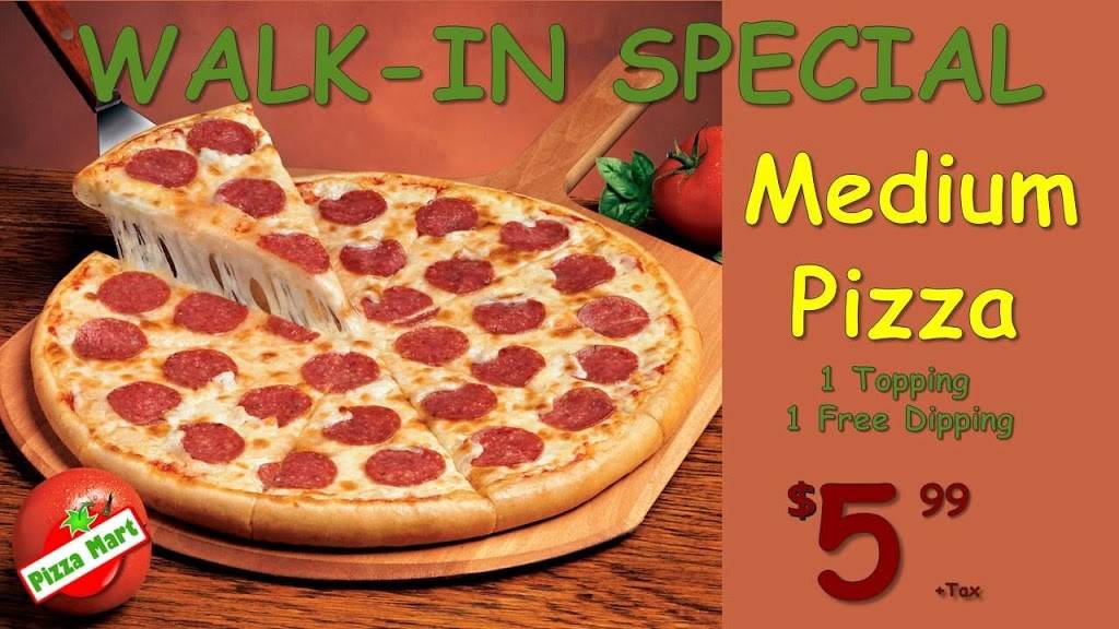 Pizza Mart | restaurant | 4550 Ebenezer Rd, Brampton, ON L6P 2R2, Canada | 9055006000 OR +1 905-500-6000
