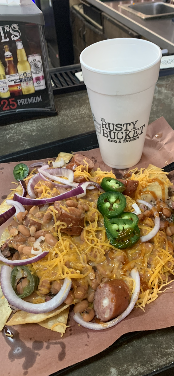 The Rusty Bucket BBQ and Tavern | restaurant | 3113 W Industrial Ave, Midland, TX 79701, USA | 4326315939 OR +1 432-631-5939