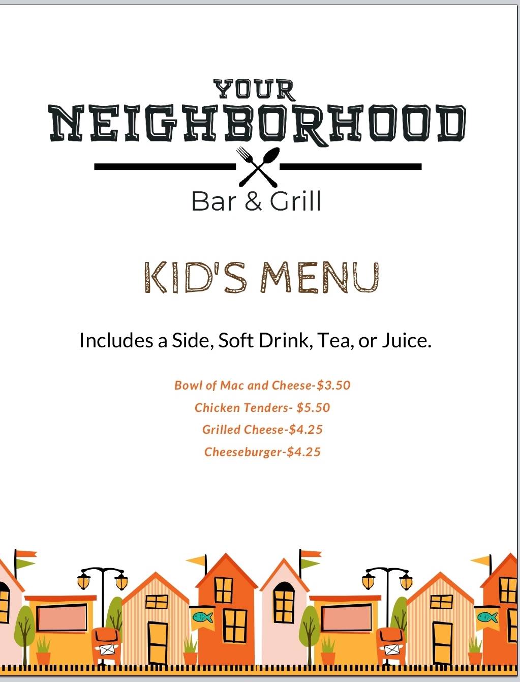Your Neighborhood Bar & Grill | restaurant | 1935 Anderson Ferry Rd, Cincinnati, OH 45238, USA | 5138738205 OR +1 513-873-8205