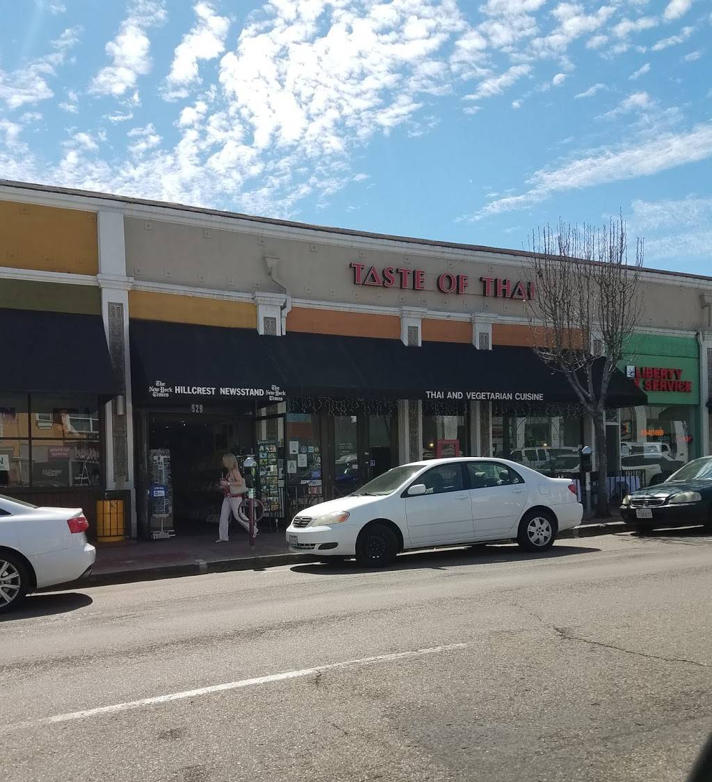 Taste of Thai | restaurant | 527 University Ave, San Diego, CA 92103, USA | 6192917525 OR +1 619-291-7525