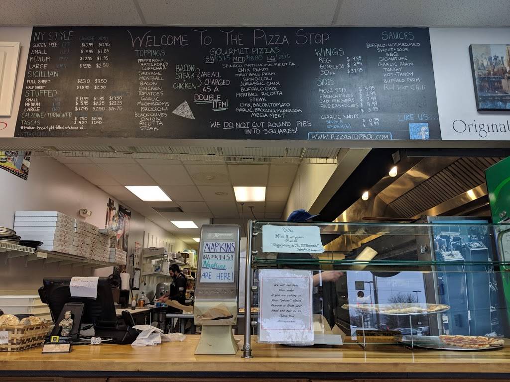 Pizza Stop | restaurant | 2532 Ridgeway Ave, Rochester, NY 14626, USA | 5852255552 OR +1 585-225-5552