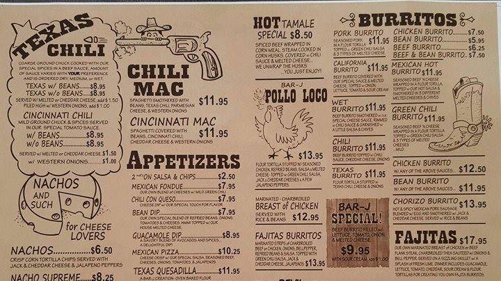 Bar J Chili Parlor and Restaurant | restaurant | 125 Mill St, Occoquan, VA 22125, USA | 5713986294 OR +1 571-398-6294