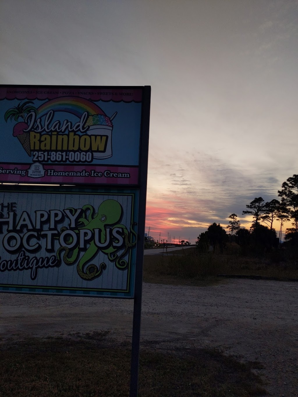 Island Rainbow LLC | restaurant | 1614 Bienville Blvd, Dauphin Island, AL 36528, USA | 2518610060 OR +1 251-861-0060