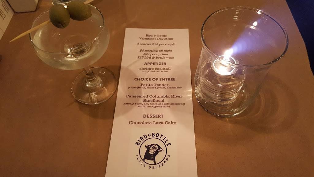Bird & Bottle | restaurant | 3324-A, E 31st St, Tulsa, OK 74135, USA | 9188956468 OR +1 918-895-6468