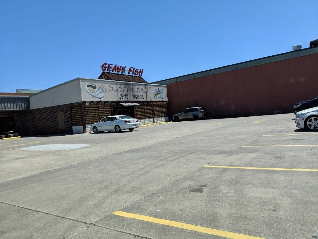 Geaux Fish Restaurant Sushi & Hibachi | restaurant | 1129 Audubon Ave, Thibodaux, LA 70301, USA | 9854933474 OR +1 985-493-3474