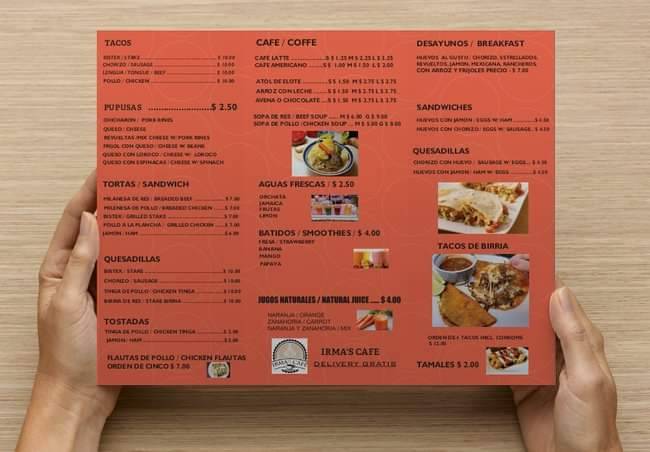 Irma’s cafe | restaurant | 279 Central Ave, Jersey City, NJ 07307, USA | 2019185341 OR +1 201-918-5341