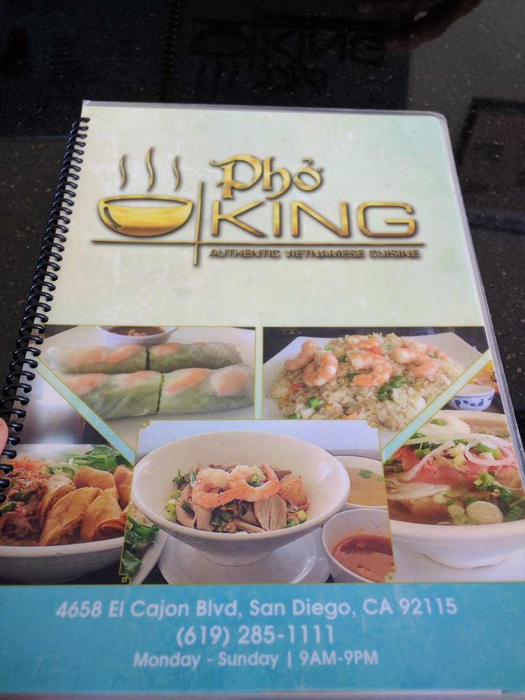 Pho King | restaurant | 4658 El Cajon Blvd, San Diego, CA 92115, USA | 6192851111 OR +1 619-285-1111