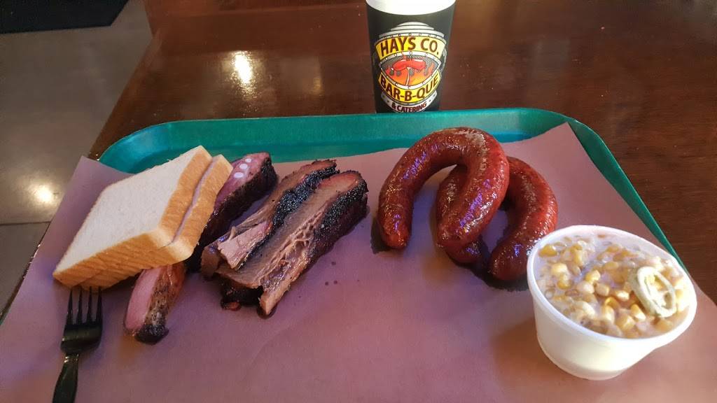 Hays County Barbeque Restaurant | restaurant | 1612 S Interstate 35, San Marcos, TX 78666, USA | 5123926000 OR +1 512-392-6000