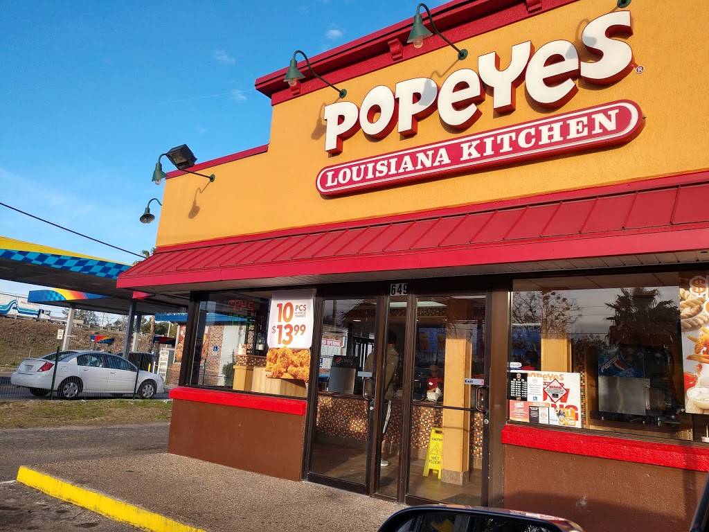 Popeyes Louisiana Kitchen | restaurant | 649 McDuff Ave S, Jacksonville, FL 32205, USA | 9043887891 OR +1 904-388-7891
