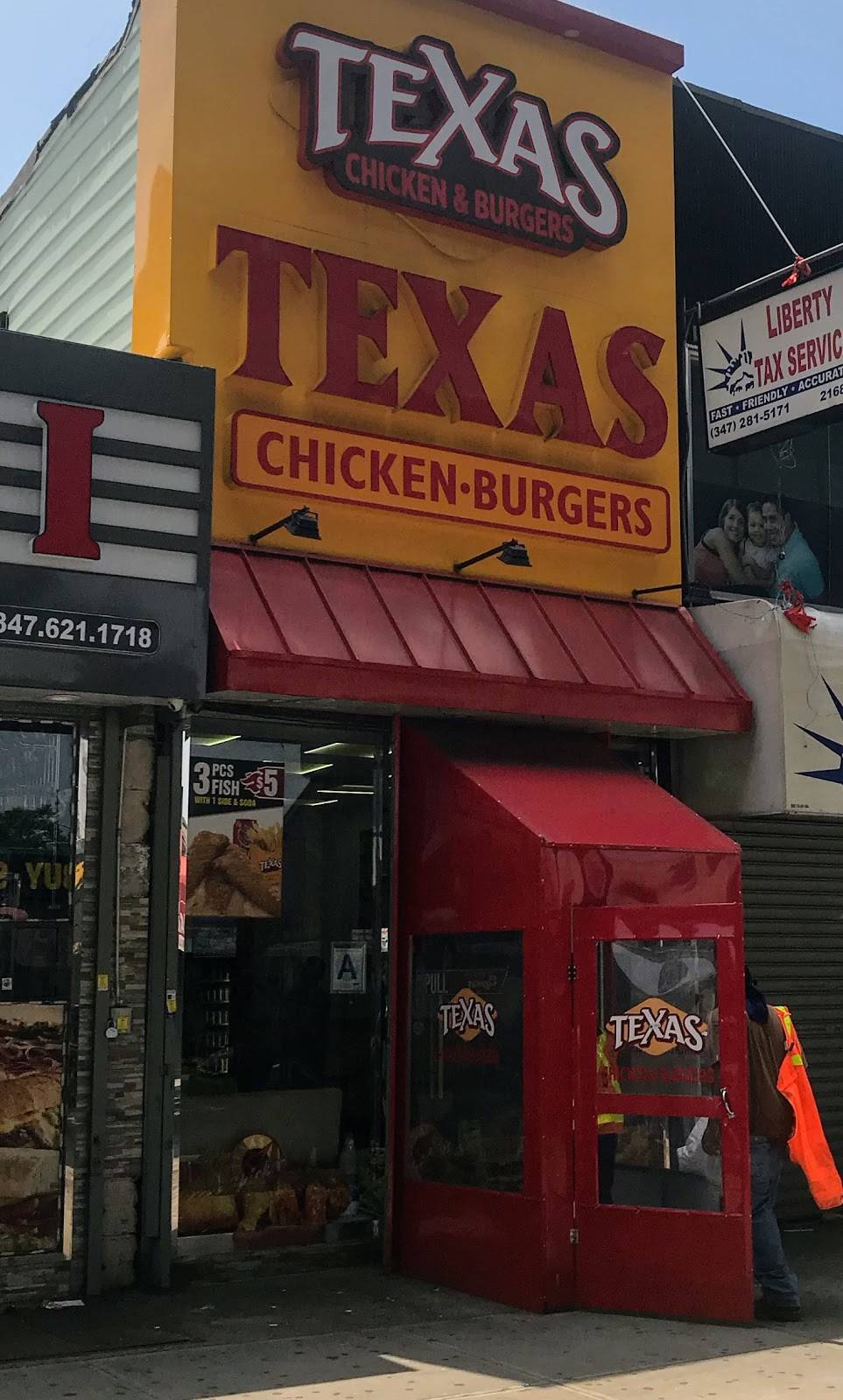 Texas Chicken & Burgers | restaurant | 2168 Westchester Ave, Bronx, NY 10462, USA | 9176349902 OR +1 917-634-9902