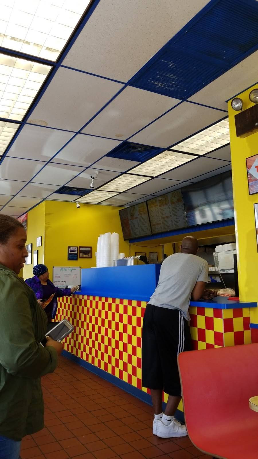 Alpha Gyros | restaurant | 14815 Dixie Hwy, Harvey, IL 60426, USA | 7085964511 OR +1 708-596-4511