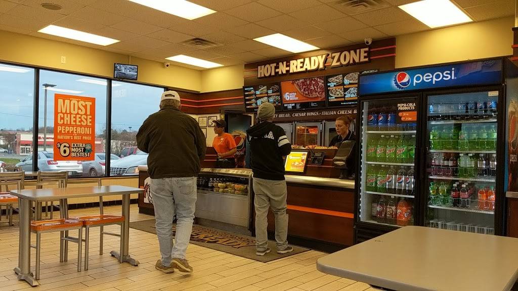 Little Caesars | meal takeaway | 1440 E Andrew Johnson Hwy, Greeneville, TN 37745, USA | 4236399292 OR +1 423-639-9292