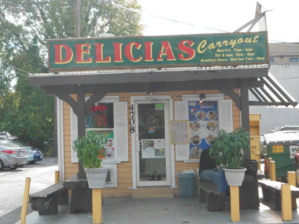 Delicias Carry-Out | restaurant | 4708 Highland Ave, Bethesda, MD 20814, USA | 3016547887 OR +1 301-654-7887