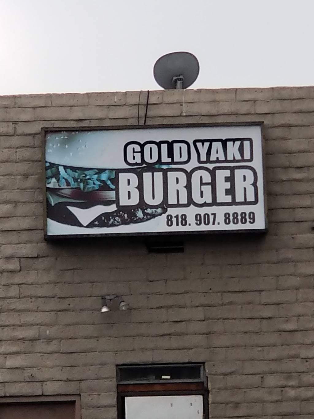 Gold Yaki Burger | restaurant | 14424 Milbank St, Sherman Oaks, CA 91423, USA | 8189078889 OR +1 818-907-8889
