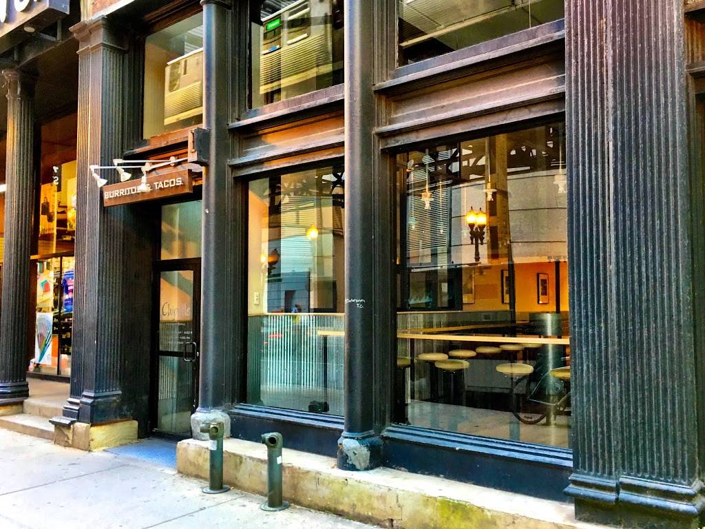 Chipotle Mexican Grill | restaurant | 233 W Lake St, Chicago, IL 60606, USA | 3122636230 OR +1 312-263-6230