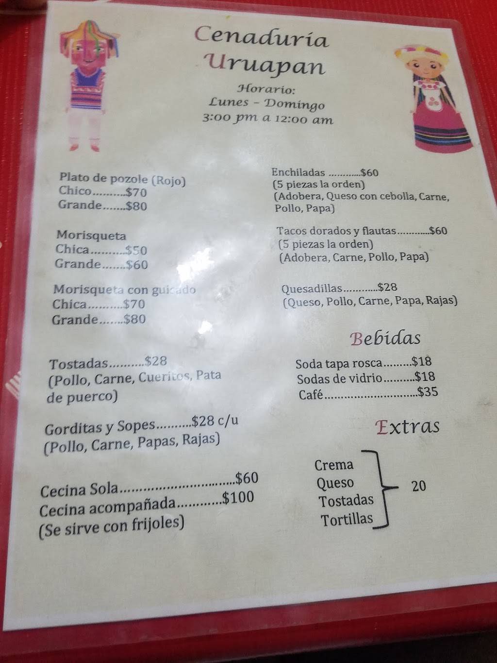 Cenaduria Uruapan | restaurant | Matamoros Norte-Centro-Sur, Las Misiones, 22215 Tijuana, B.C., Mexico | 016649785272 OR +52 664 978 5272