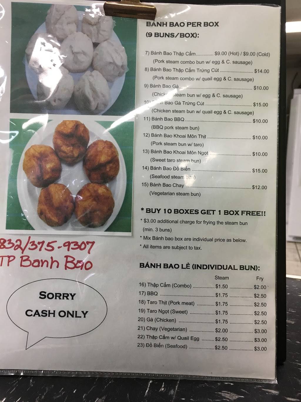 T P Banh Bao | restaurant | 11209 Bellaire Blvd suite c-34b, Houston, TX 77072, USA | 8323759307 OR +1 832-375-9307