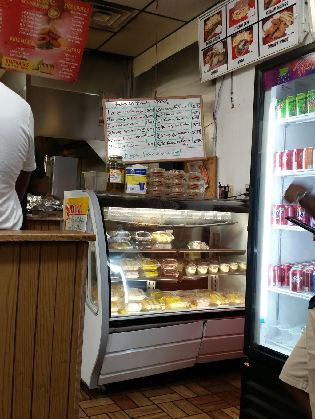 Jordans Fish & Chicken | restaurant | 4351 Lafayette Rd, Indianapolis, IN 46254, USA | 3173295090 OR +1 317-329-5090