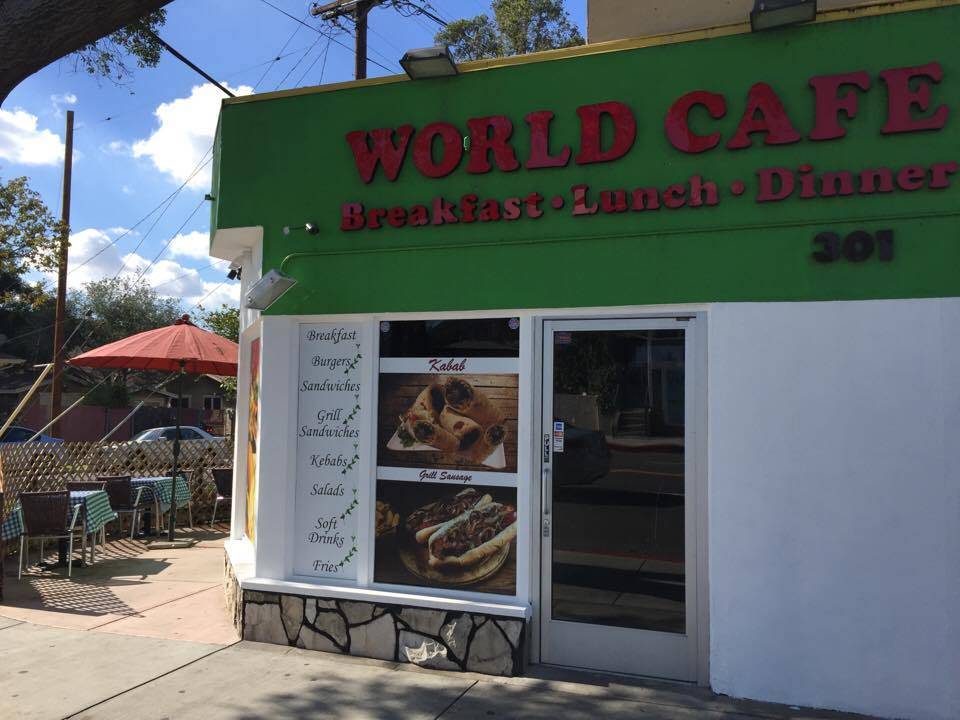 world cafe | restaurant | 301 N Verdugo Rd, Glendale, CA 91206, USA | 8184848363 OR +1 818-484-8363
