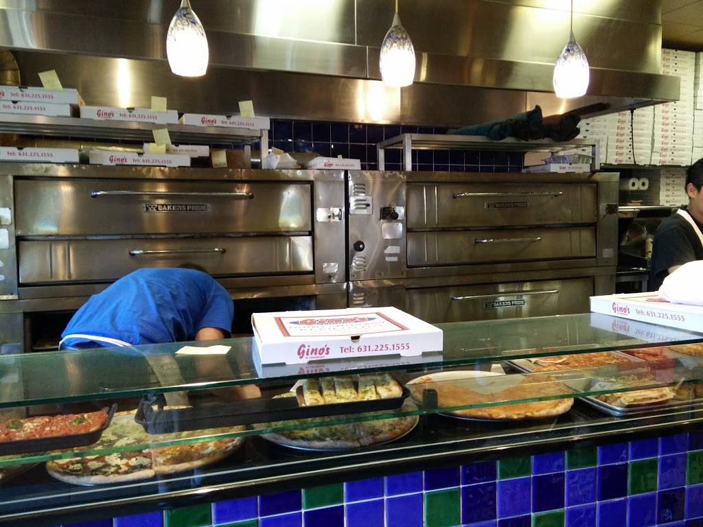 Ginos Pizzeria & Restaurant | restaurant | 740 Wellwood Ave, Lindenhurst, NY 11757, USA | 6312251555 OR +1 631-225-1555