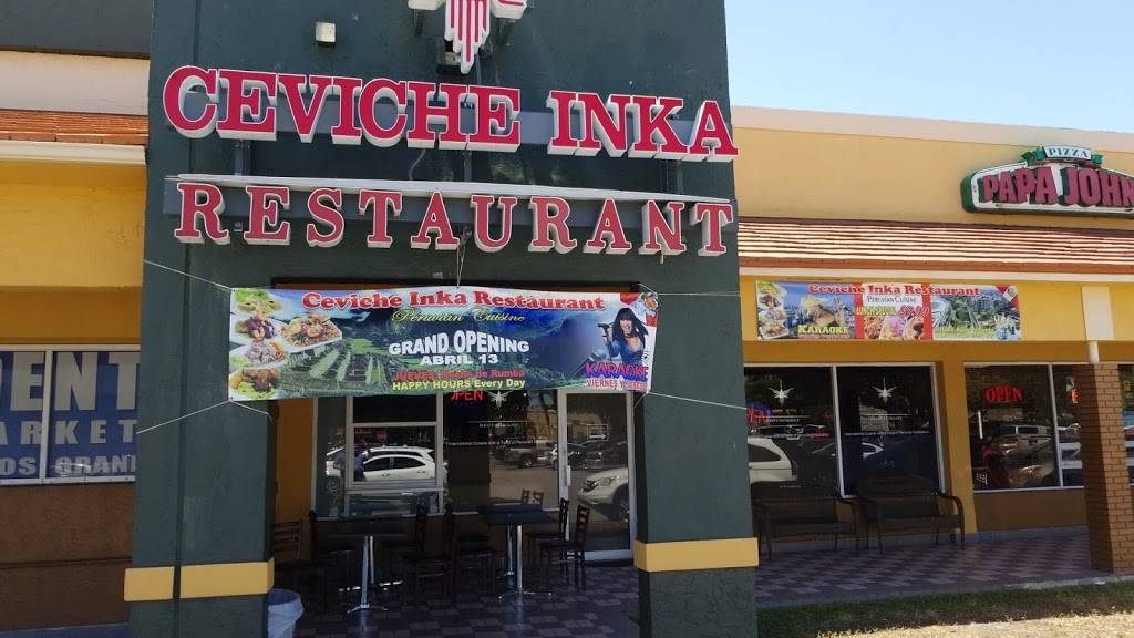 Ceviche Inka | restaurant | 14784 SW 56th St, Miami, FL 33185, USA | 3053830027 OR +1 305-383-0027