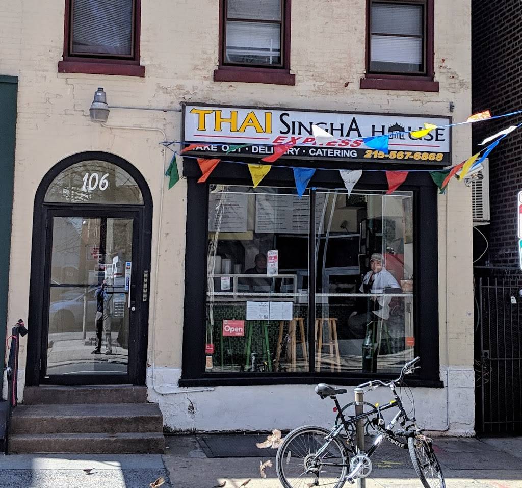 Thai Singha House Express | restaurant | 106 S 20th St, Philadelphia, PA 19103, USA | 2155676868 OR +1 215-567-6868