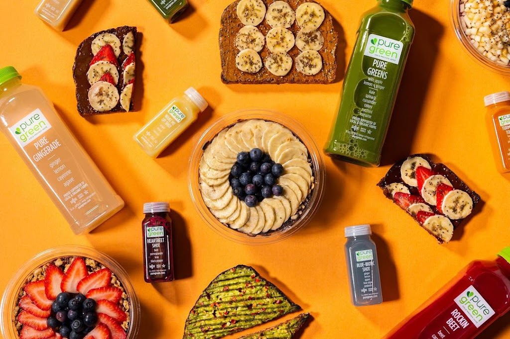 Pure Green - Juice Bar Aventura | meal takeaway | 2960 NE 199th St Suite 4, Aventura, FL 33180, USA | 3057496633 OR +1 305-749-6633