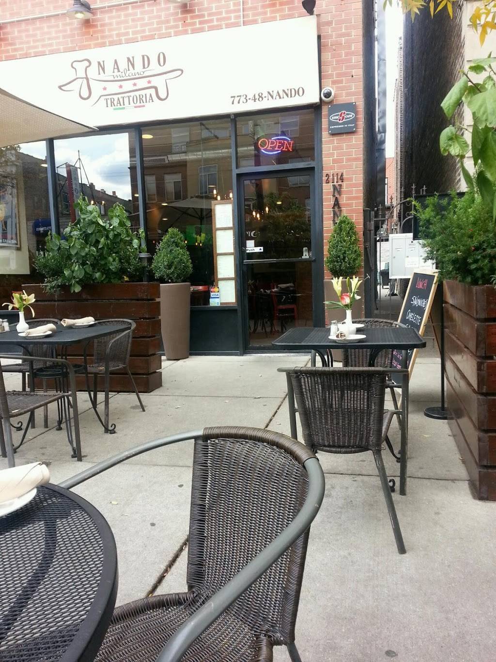 Nando Milano Trattoria | restaurant | 3035, 2114 W Division St, Chicago, IL 60622, USA | 7734862636 OR +1 773-486-2636