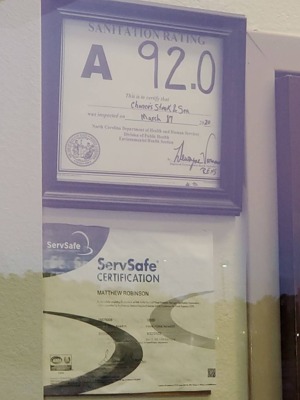 Chances Steak and Sea | restaurant | 4690 East Coast Ln, Shallotte, NC 28470, USA | 9107548100 OR +1 910-754-8100