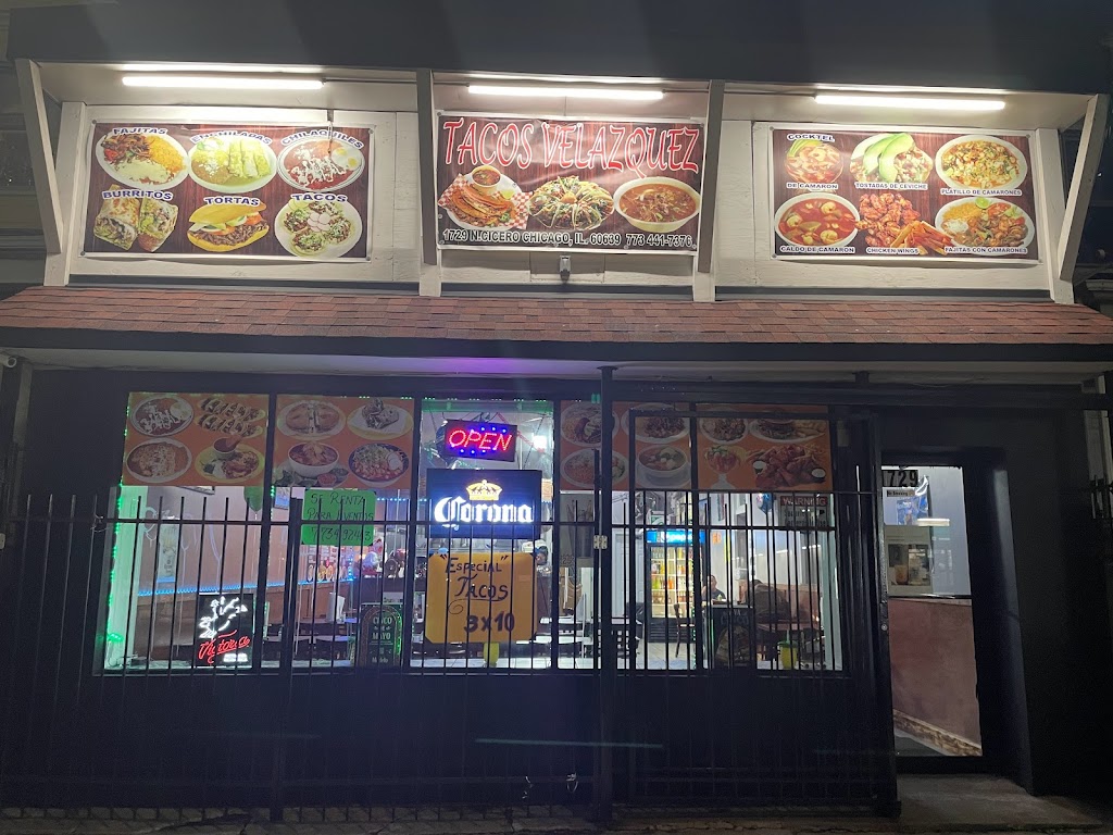 Tacos Velazquez | restaurant | 1729 N Cicero Ave, Chicago, IL 60639, USA | 7734417376 OR +1 773-441-7376