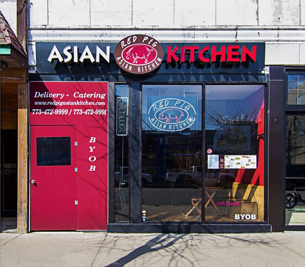 Red Pig Asian Kitchen | restaurant | 2932 N Broadway, Chicago, IL 60657, USA | 7734729999 OR +1 773-472-9999