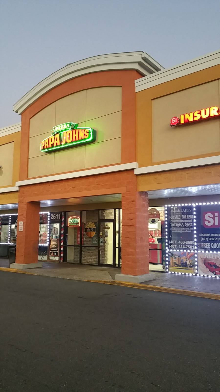 Papa Johns Pizza | restaurant | 2609 Simpson Rd, Kissimmee, FL 34744, USA | 4073487272 OR +1 407-348-7272