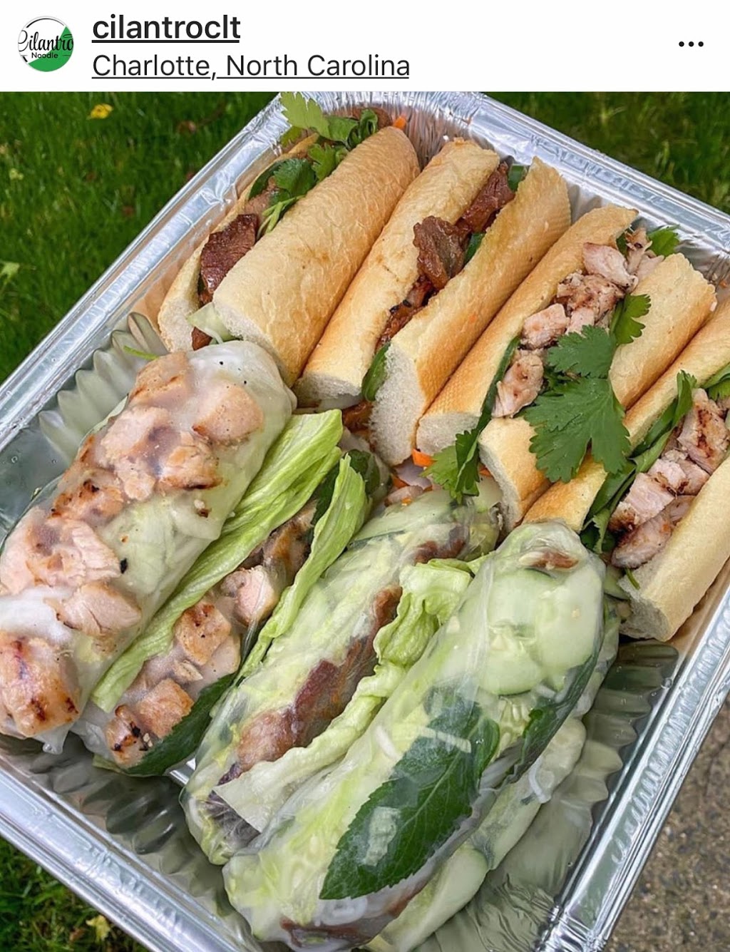 Cilantro Noodle | restaurant | 2001 Commonwealth Ave, Charlotte, NC 28205, USA | 7043459490 OR +1 704-345-9490