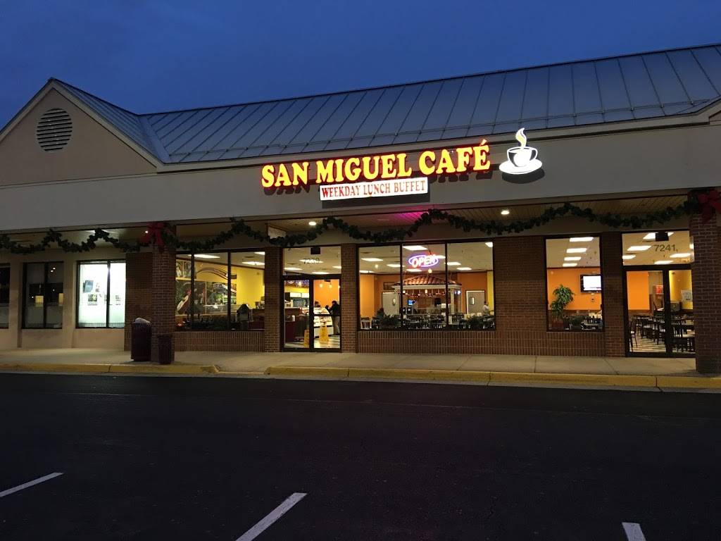 San Miguel Cafe | restaurant | 7239 Commerce St, Springfield, VA 22150, USA | 7034517500 OR +1 703-451-7500