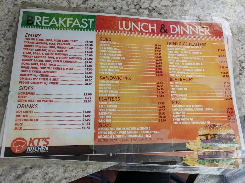 K Ts Kitchens Inc | restaurant | 5410 Park Heights Ave, Baltimore, MD 21215, USA | 4105789555 OR +1 410-578-9555