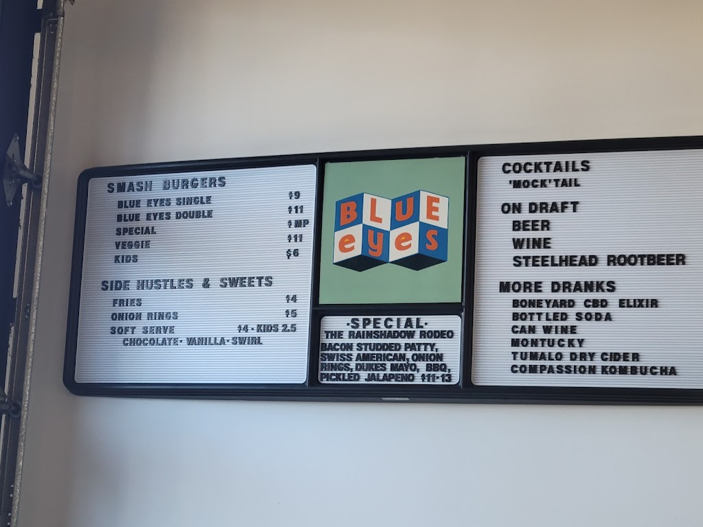 Blue Eyes Burgers & Fries | restaurant | 706 NE Greenwood Ave Ste. 100, Bend, OR 97701, USA | 5412874377 OR +1 541-287-4377