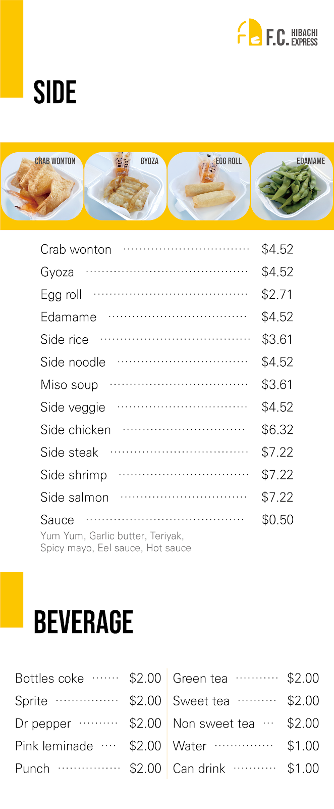 F.C.hibachi express | restaurant | 120 Holiday Dr, Forrest City, AR 72335, USA | 8709455222 OR +1 870-945-5222