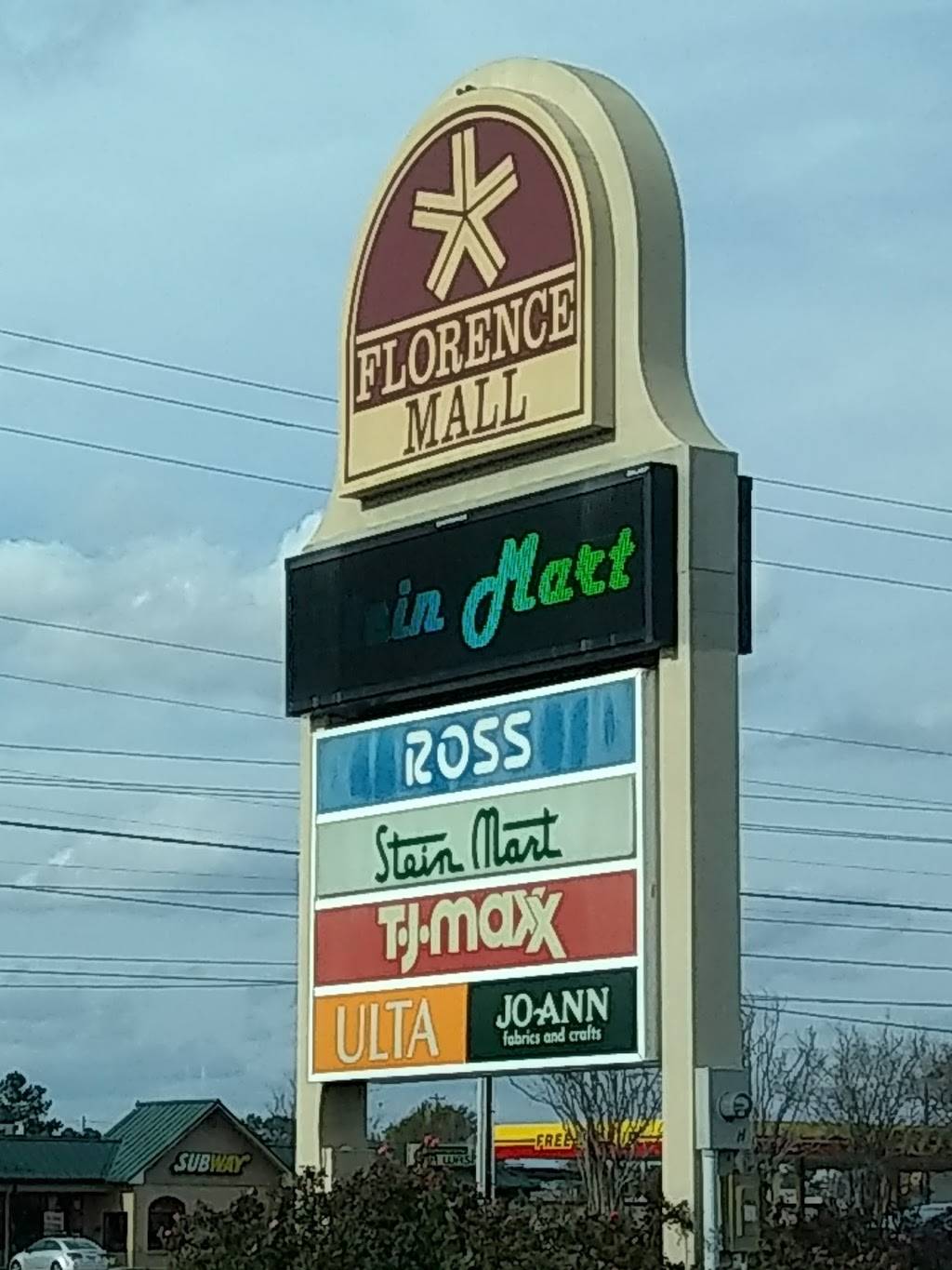 Florence Mall | shopping mall | 1945 W Palmetto St, Florence, SC 29501, USA | 8037794420 OR +1 803-779-4420