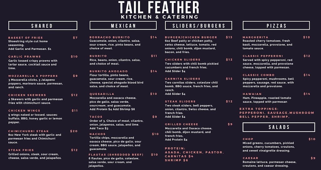 TAILFEATHER KITCHEN | restaurant | 926 B St, Hayward, CA 94541, USA | 5106883512 OR +1 510-688-3512