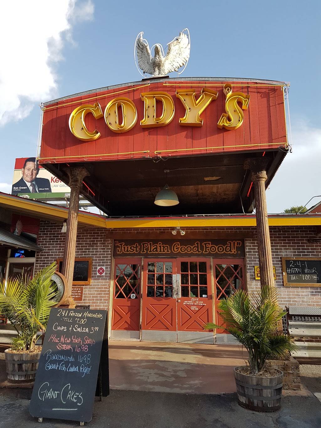 Codys Original Roadhouse | restaurant | 39870 US-19, Tarpon Springs, FL 34689, USA | 7279371022 OR +1 727-937-1022