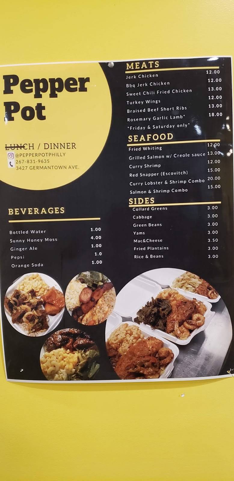 Pepperpot | restaurant | 3427 Germantown Ave, Philadelphia, PA 19140, USA | 2678319635 OR +1 267-831-9635