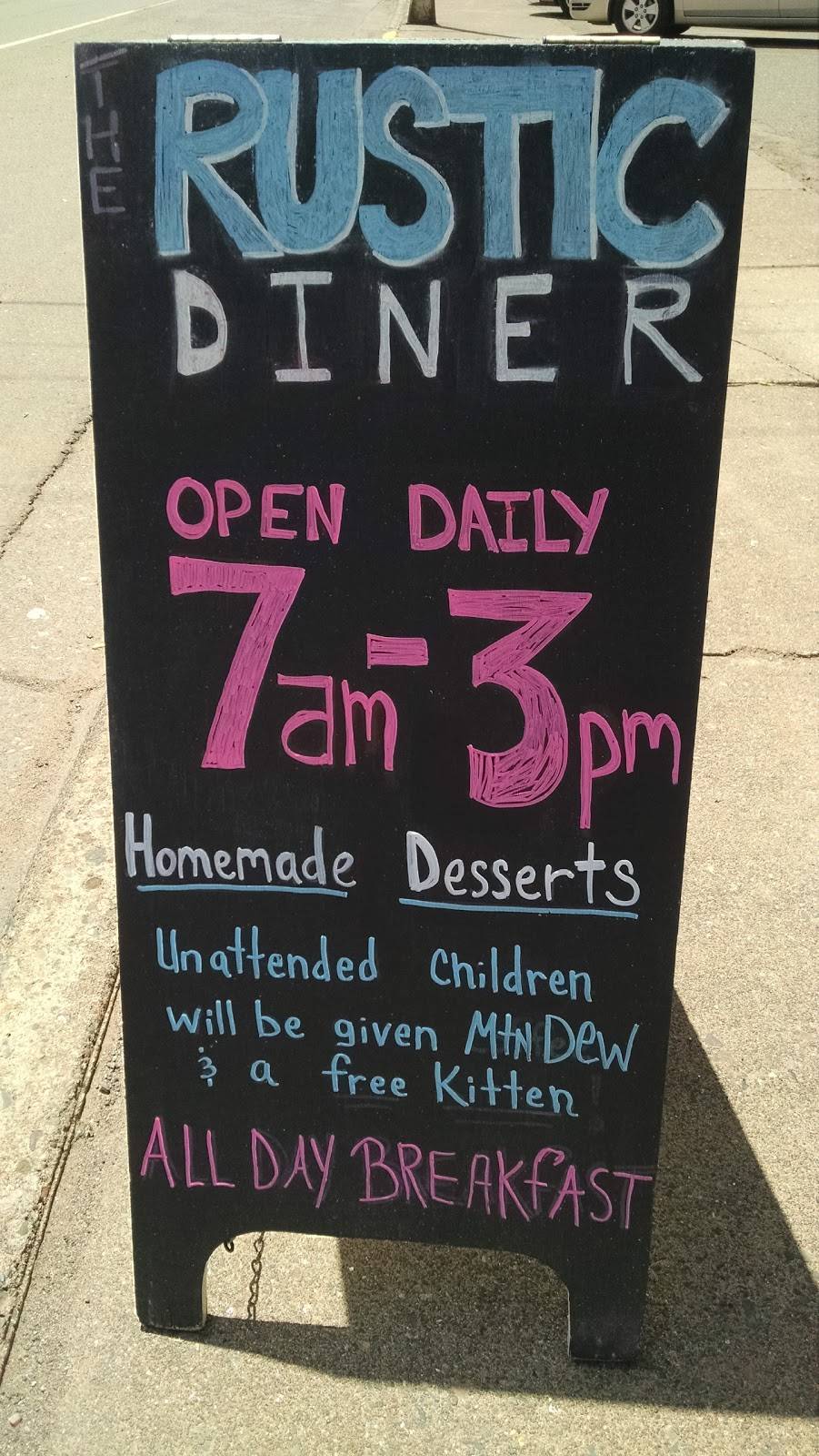 Rustic Diner | restaurant | 3729 Front St #8673, Barnum, MN 55707, USA | 2183896084 OR +1 218-389-6084