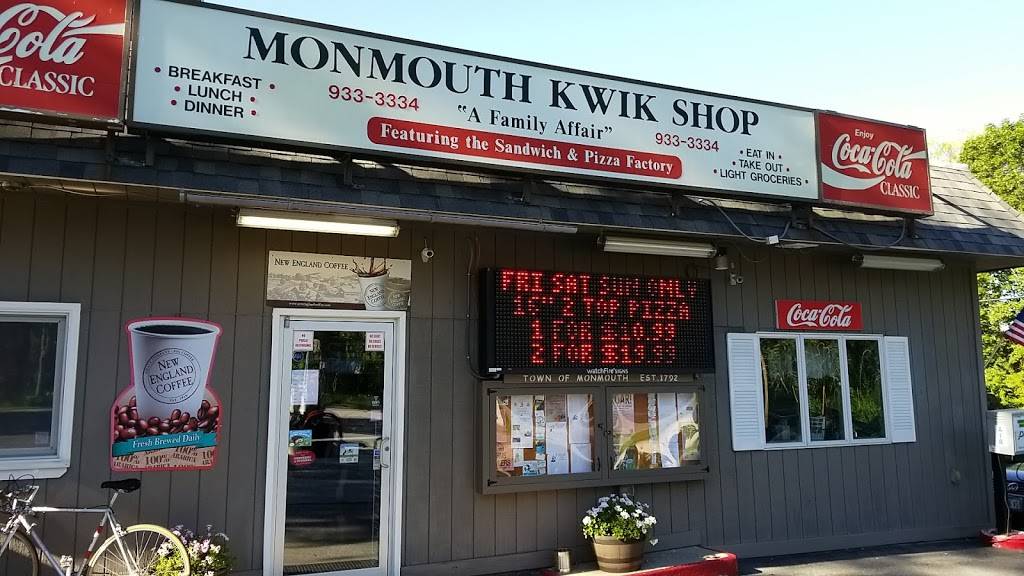 Monmouth Kwik Shop | meal takeaway | 4 Academy Rd, Monmouth, ME 04259, USA | 2079333334 OR +1 207-933-3334